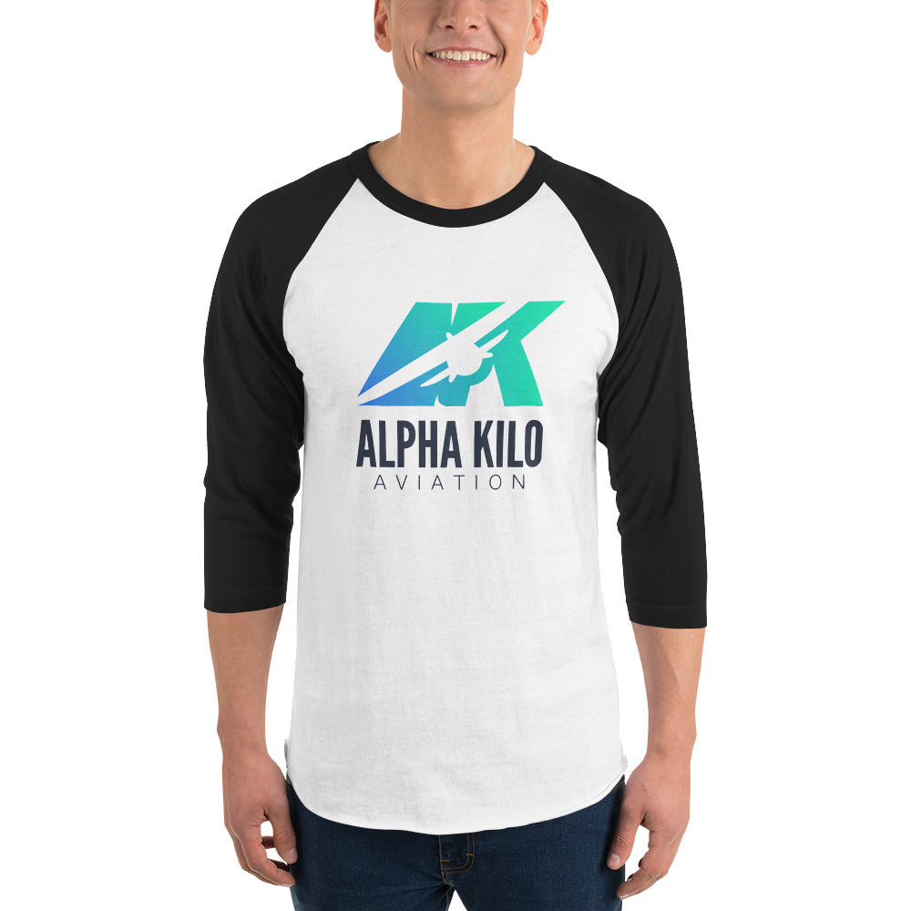 3/4 sleeve raglan shirt