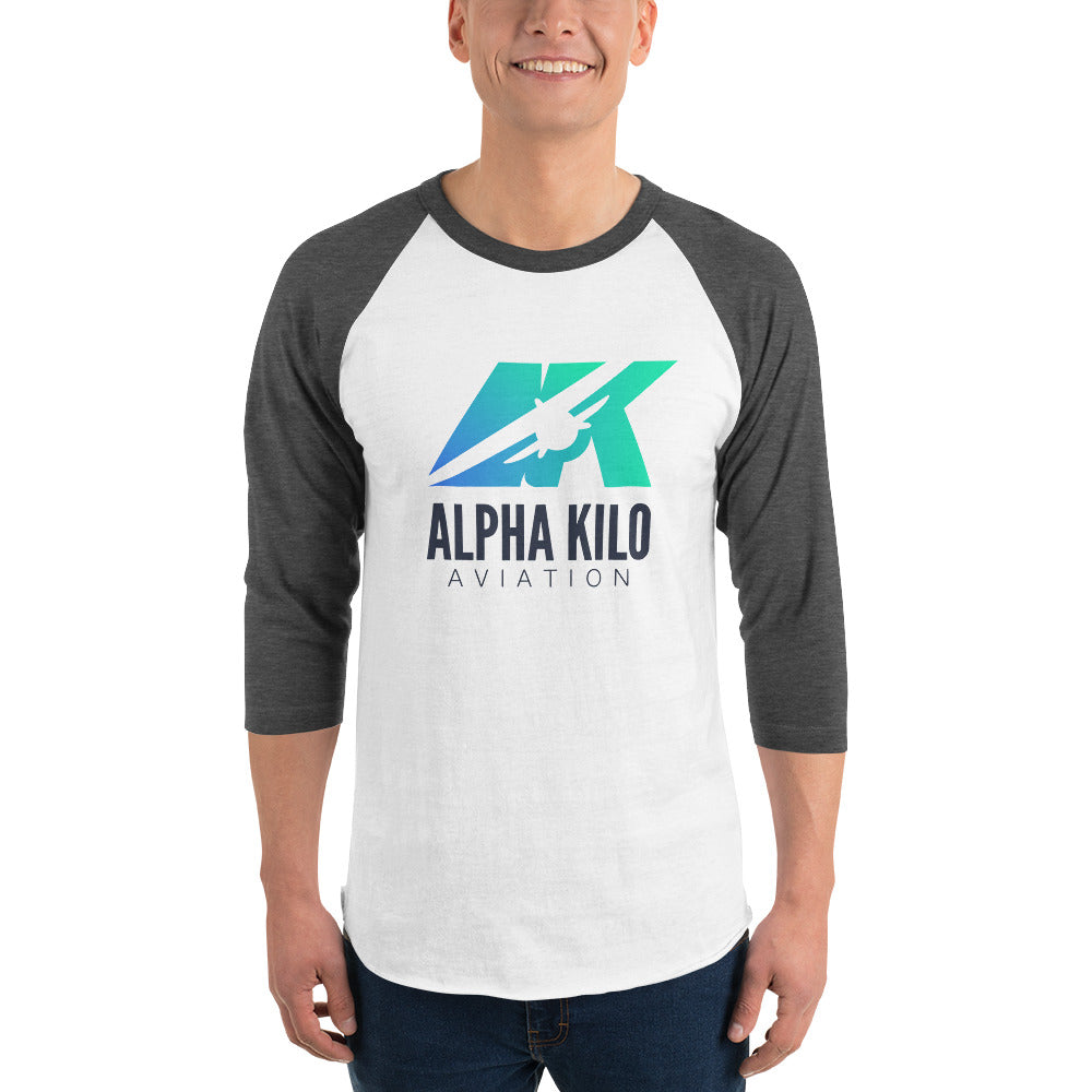 3/4 sleeve raglan shirt